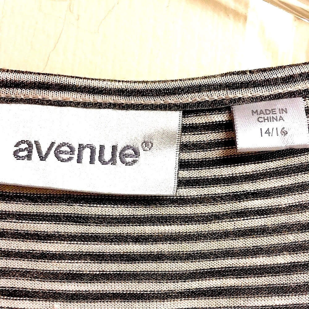 Striped Beaded Tunic Tee - Picture 5 of 6